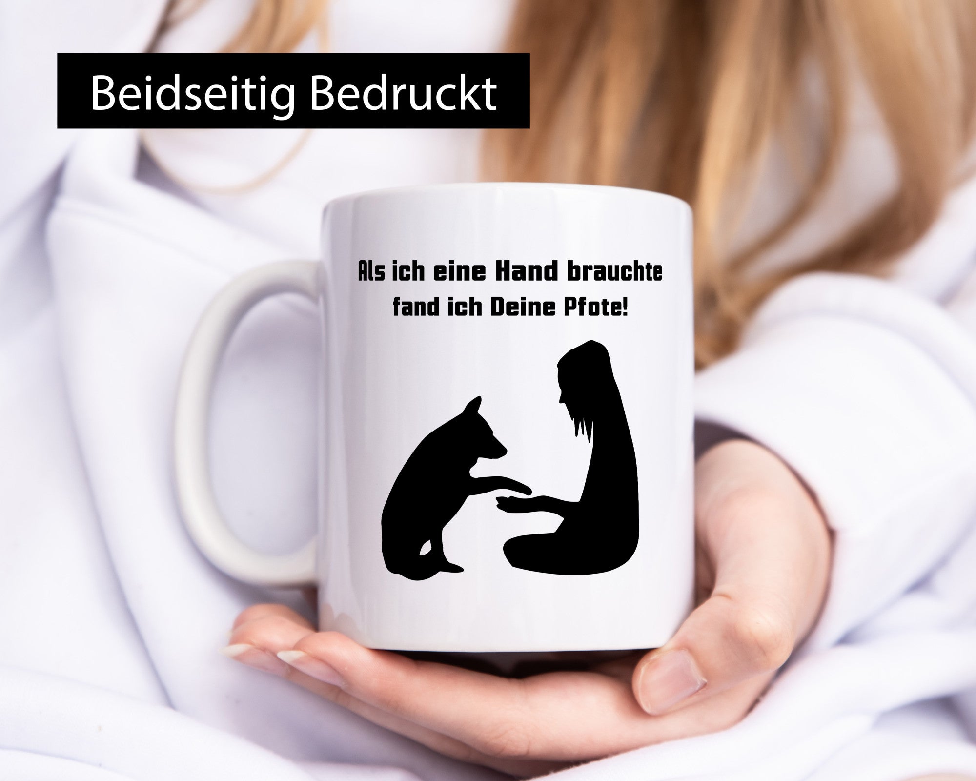 Deine Pfoten halfen mir | Tierfreunde Hund Geschenk Tierliebhaber Humor