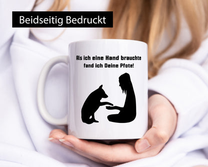 Deine Pfoten halfen mir | Tierfreunde Hund Geschenk Tierliebhaber Humor