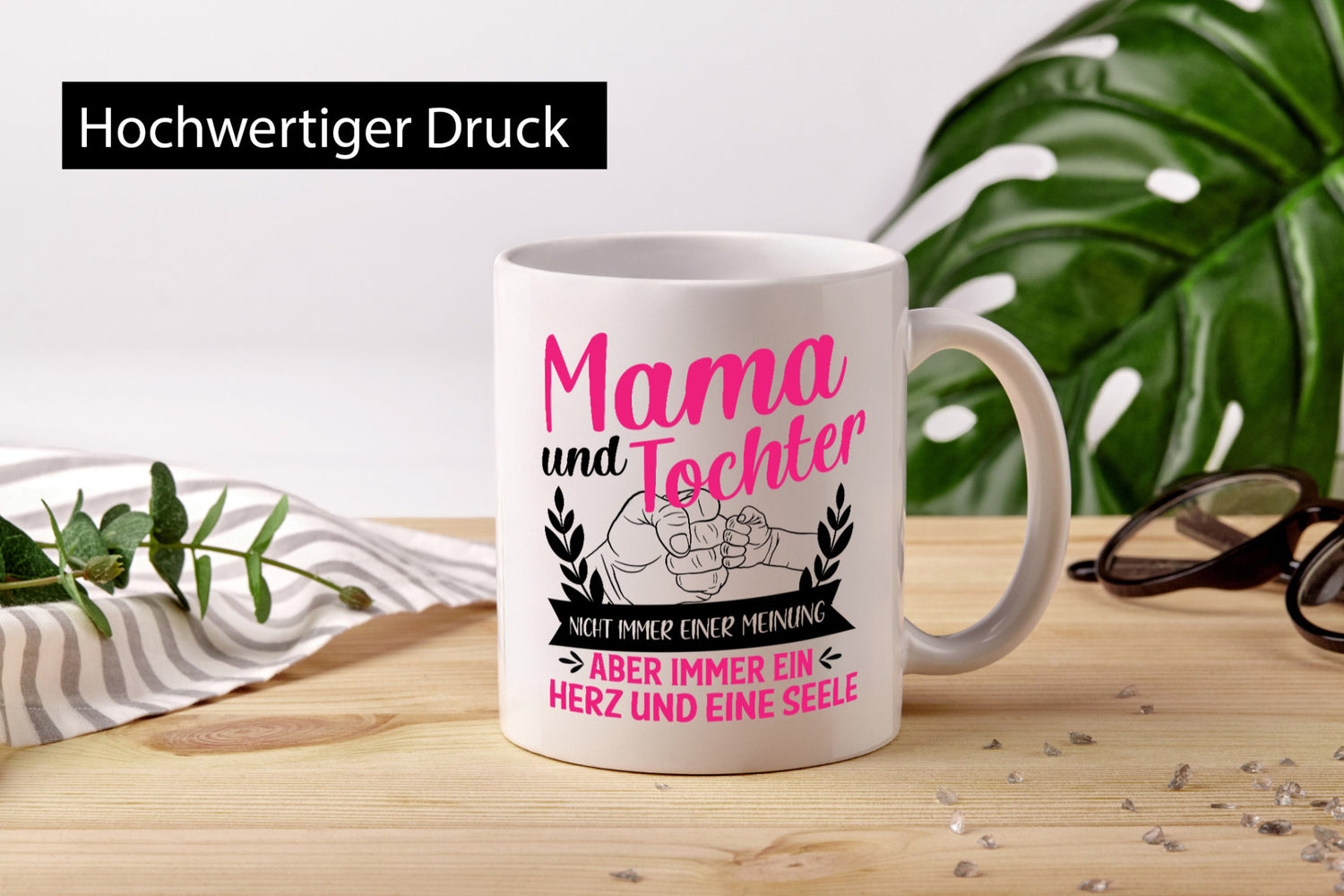 Mama und Tochter | Ein Herz eine Seele Mutterliebe Humor Familie Geschenkidee