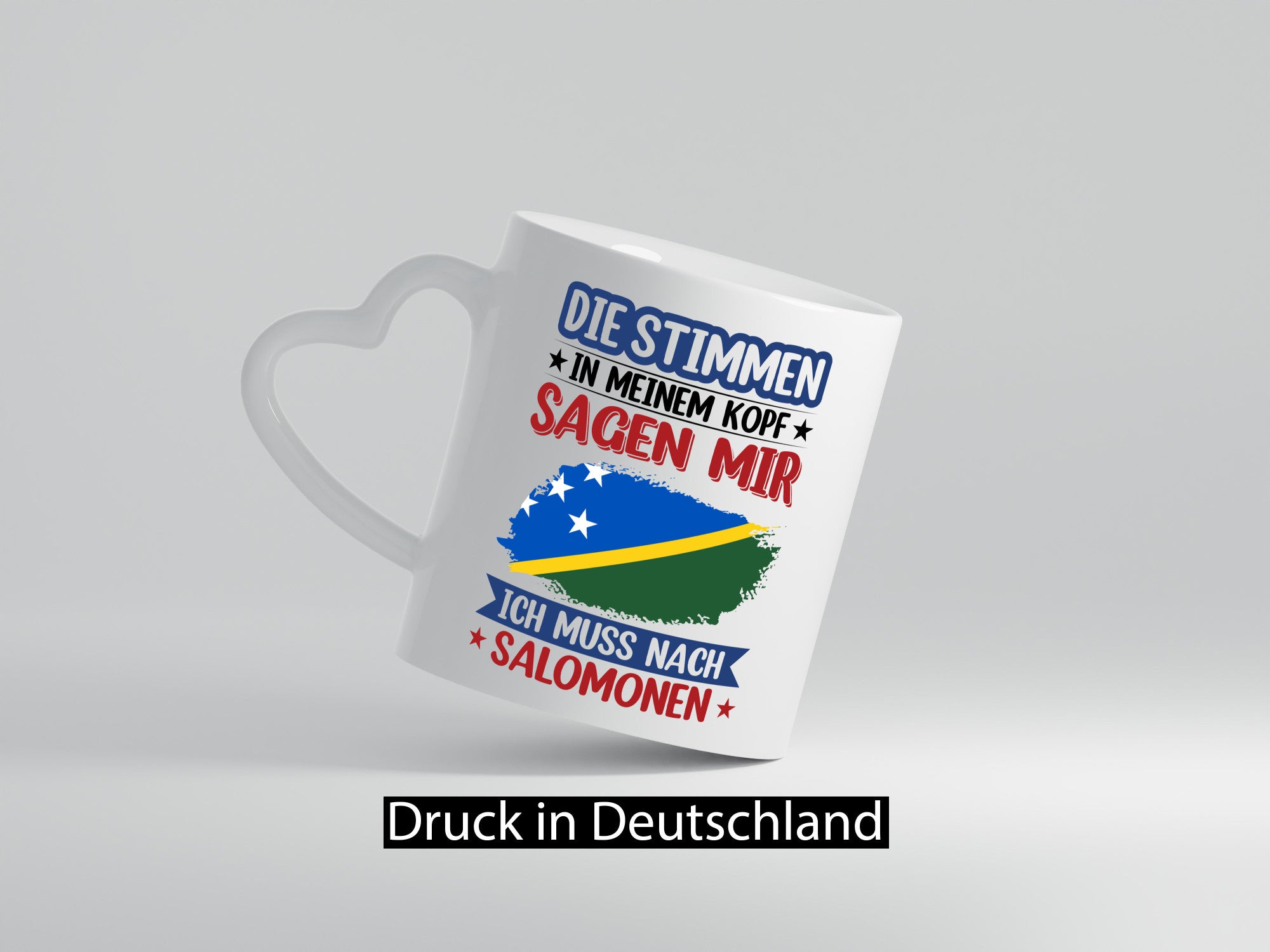 Salomonen | Urlaub Stimmen in meinem Kopf Traumland v2 Humor Geschenkidee Tasse