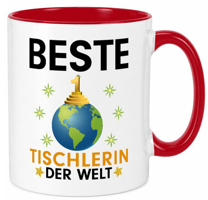 Welt Beste Tischlerin | Tischlerei Geschenkidee Humor Tasse