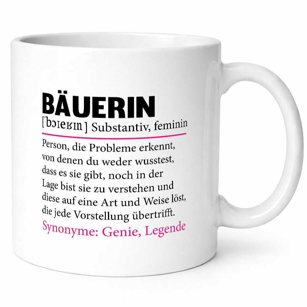 Bäuerin | Landwirtin Bauernhof Landwirtschaft Geschenkidee Humor Tasse