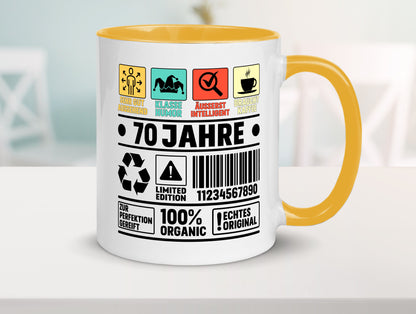 70. Geburtstag | 70 Jahre Humor Limited Edition lustiger Spruch Geschenk