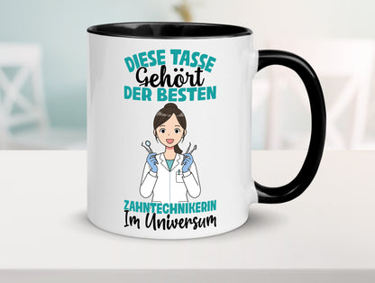 Im Universum: Zahntechnikerin | Zahnmedizin Humor Geschenkidee Tasse