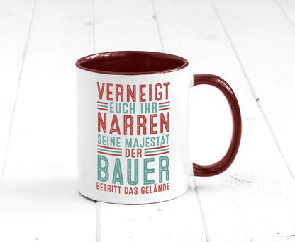 Verneigt euch: Bauer | Bauernhof Landwirtschaft v2 lustig Humor Geschenkidee