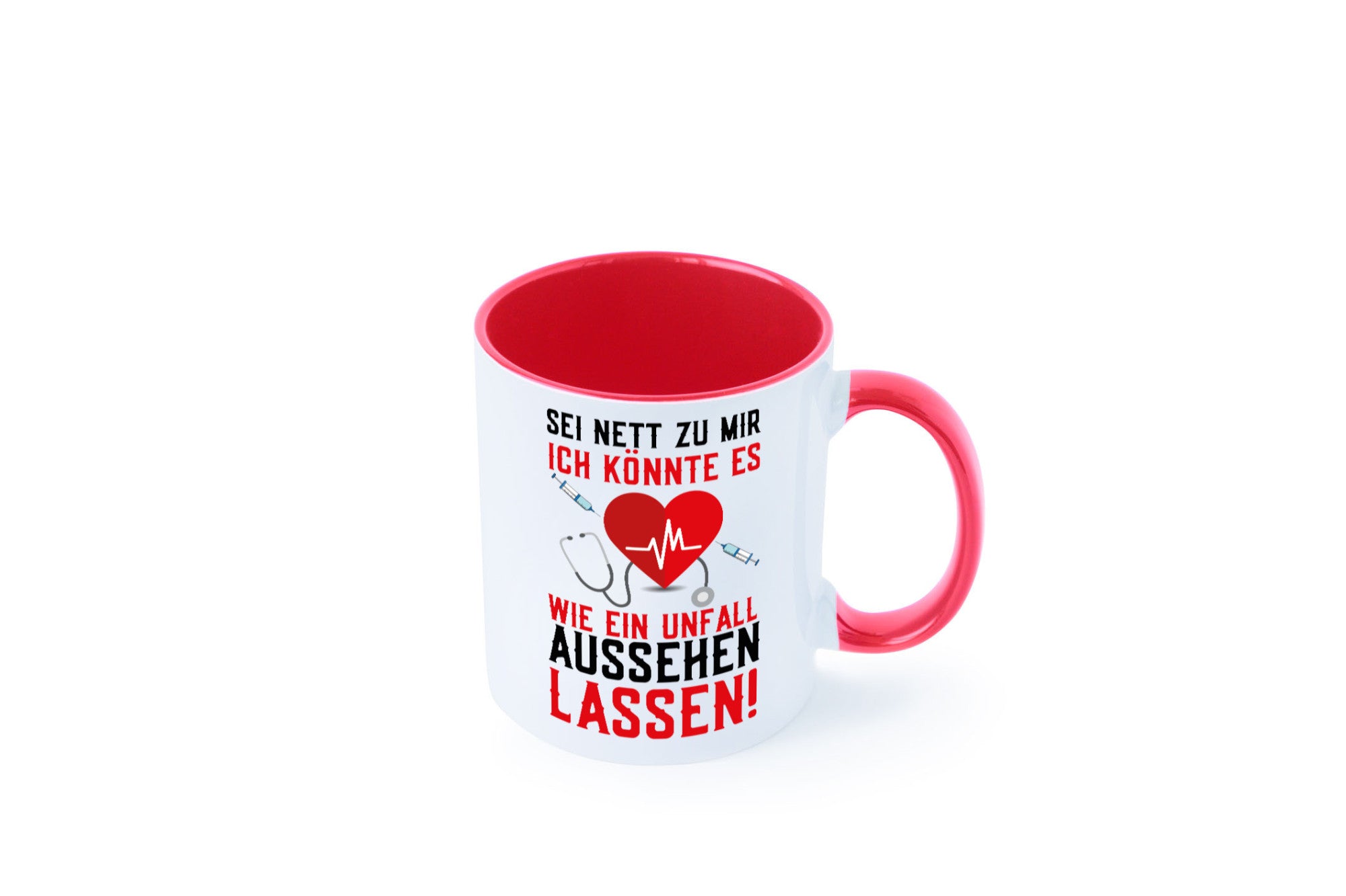 Sei nett zu mir | Krankenschwester Arzt Klinik Spritze v2 lustig Humor