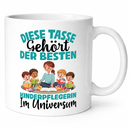 Im Universum: Kinderpflegerin | Kinder Pflegeberuf Geschenkidee Arbeit Kollegen