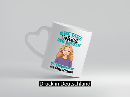 Im Universum: Halb Schwester | Stiefvater Stiefmutter Geschenkidee Familie