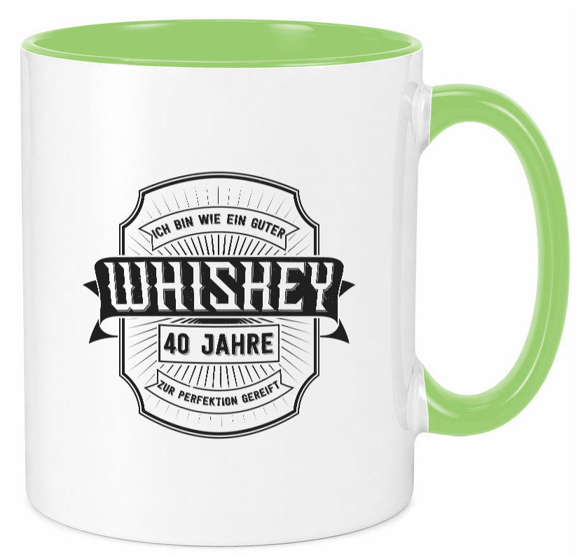 Guter Whisher | 40 Jahre Emblem lustiger Spruch Geschenk Humor Geschenkidee Tasse