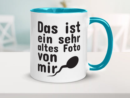 Sehr altes Foto von mir | lustige Tasse Männer Humor Geschenk Geschenkidee