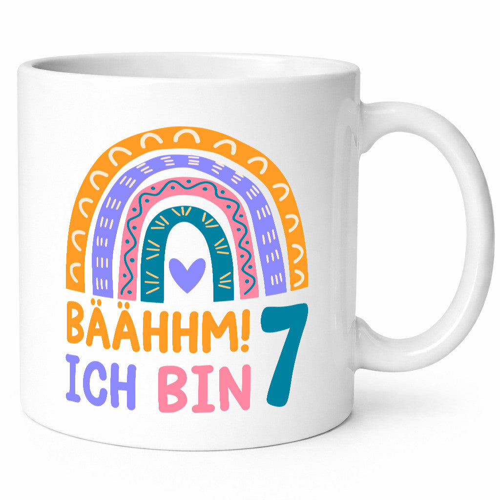 7. Geburtstag | 7 Jahre Regenbogen Bääm Mädchen Geschenk Geschenkidee lustiger