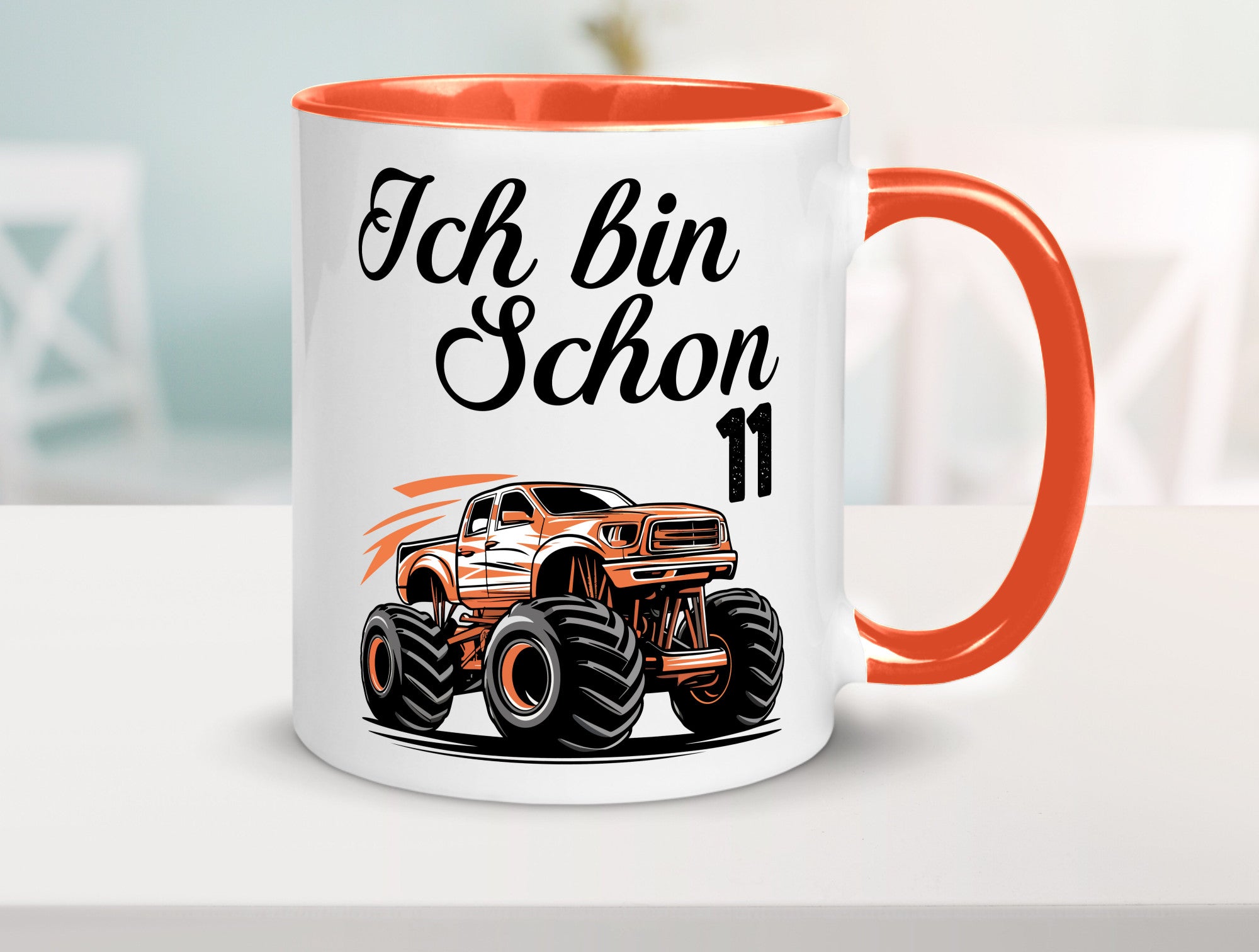11. Geburtstag | Monster truck 11 Jahre lustiger Spruch Geschenk Geschenkidee