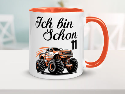 11. Geburtstag | Monster truck 11 Jahre lustiger Spruch Geschenk Geschenkidee