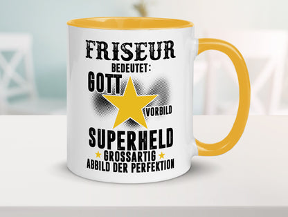 Bedeutung von Friseur | Frisör lustiger Spruch Geschenk Humor Geschenkidee Tasse
