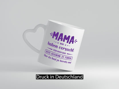 Perfekte geschenk | du hast ja bereits uns Muttertag lustiger Spruch Familie