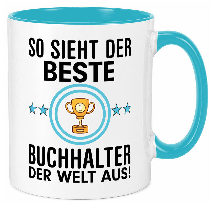 Bester Buchhalter | Büro Kollegen Beruf Geschenk Arbeit lustiger Spruch Tasse