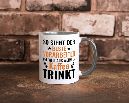 Kaffee trinkt: Vorarbeiter | Kollege Teamleiter Geschenk Arbeit Kollegen Büro