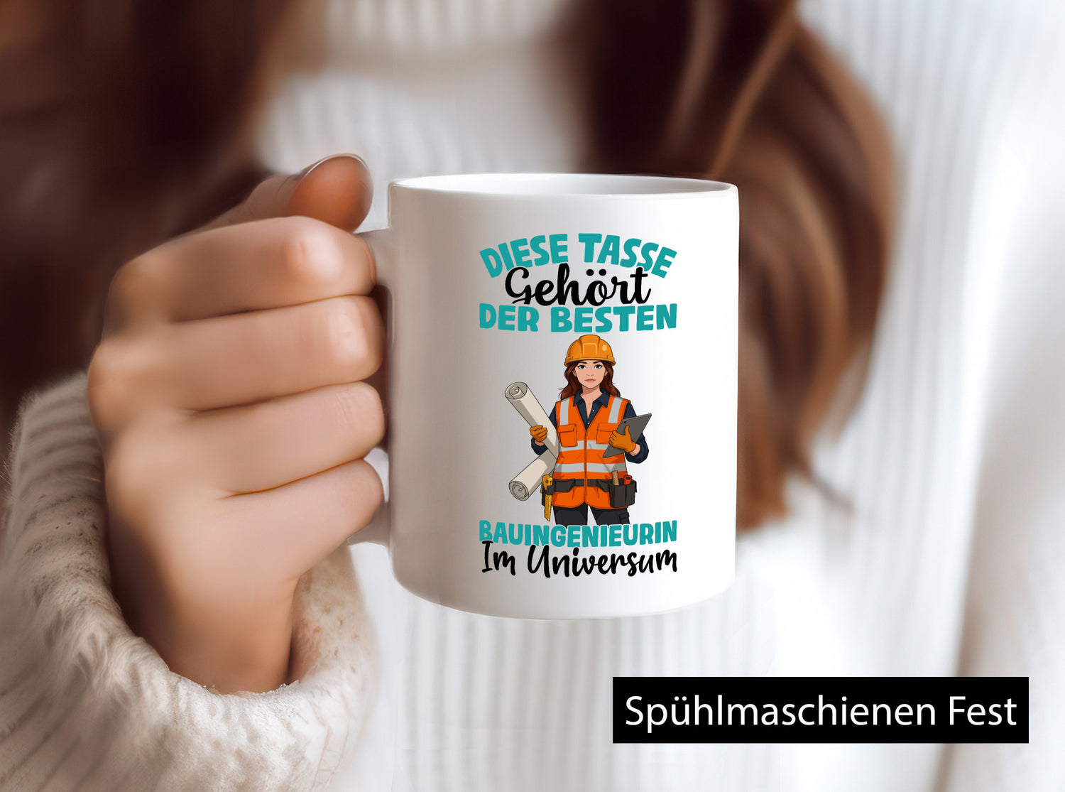 Im Universum: Bauingenieurin | Ingenieurin lustiger Spruch Geschenk Humor