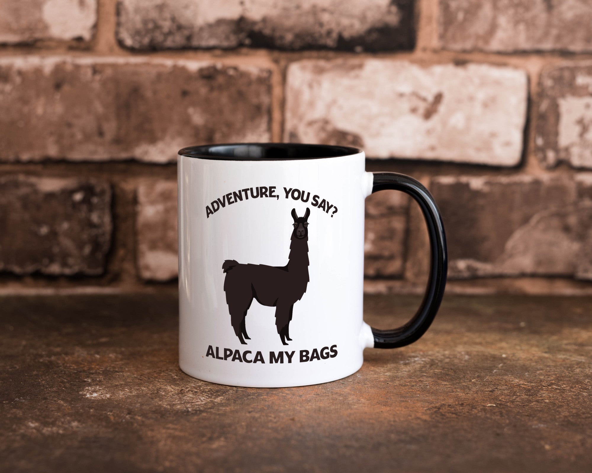 Adventure, Alpaca | Humor Geschenkidee Tasse