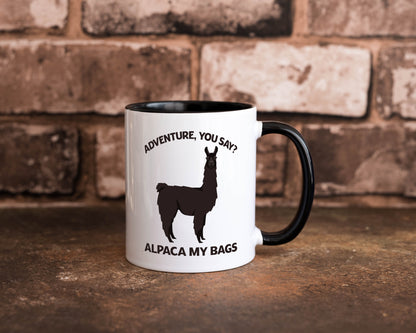 Adventure, Alpaca | Humor Geschenkidee Tasse