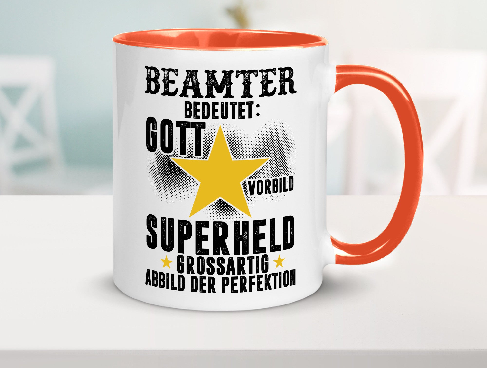 Bedeutung von Beamter | Verbeamtung öffentlicher Dienst Humor Geschenkidee Tasse