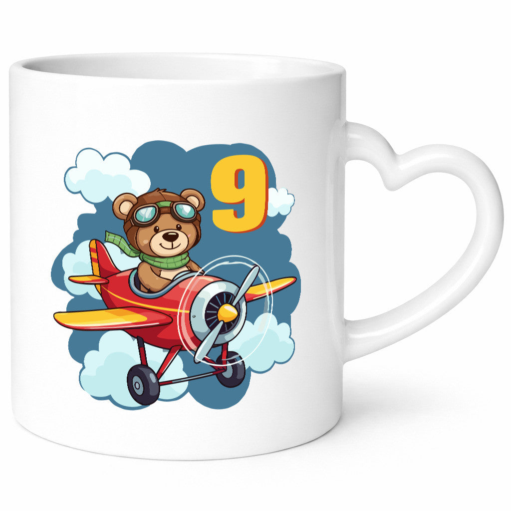 9. Geburtstag | 9 Jahre Kinder Pilot Flugzeug Geschenk Geschenkidee lustiger