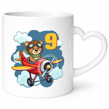 9. Geburtstag | 9 Jahre Kinder Pilot Flugzeug Geschenk Geschenkidee lustiger