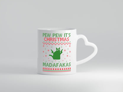 It´s Christmas Madafakas | Katze Kollege Freunde Geschenk Arbeit Kollegen Büro