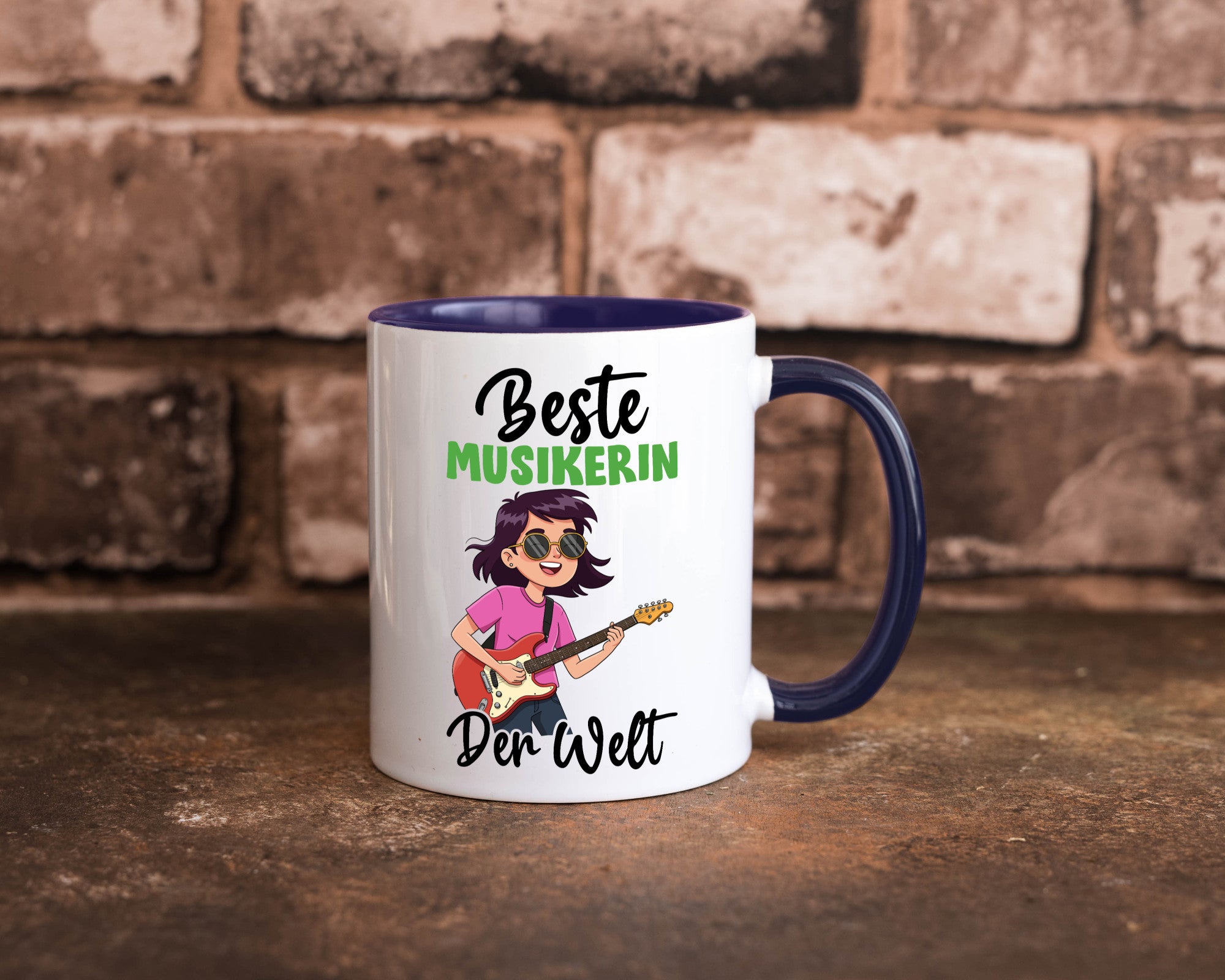 Beste Musikerin | Musik Musikantin v2 Geschenkidee Humor Tasse
