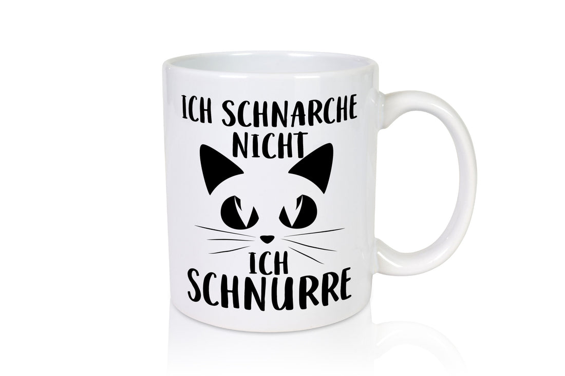 Nicht schnarchen, schnurren | Katze Schnurrhaare Augen Geschenkidee