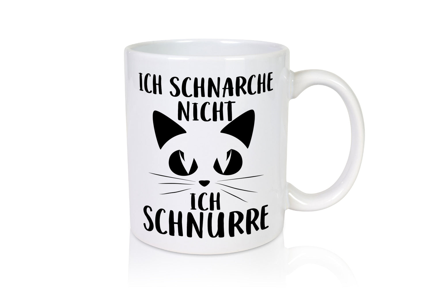 Nicht schnarchen, schnurren | Katze Schnurrhaare Augen Geschenkidee