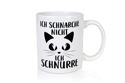 Nicht schnarchen, schnurren | Katze Schnurrhaare Augen Geschenkidee