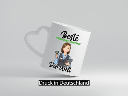 Beste Einzelhandelskauffrau | Einzelhandel v2 Geschenkidee Humor Tasse