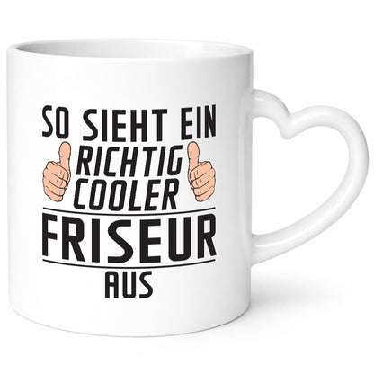 Richtig cooler Friseur | Friseur Humor Geschenkidee Tasse