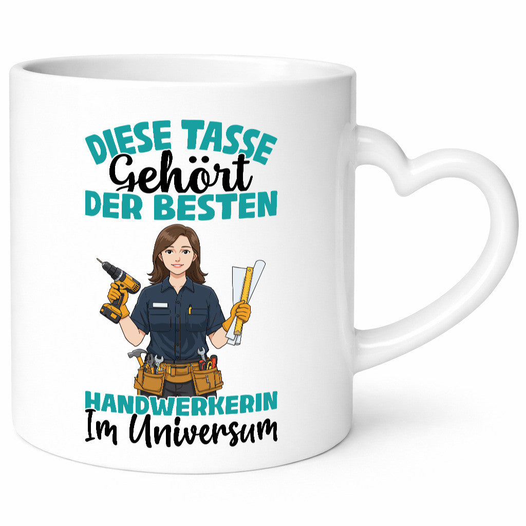 Im Universum: Handwerkerin | Handwerkerinnen lustiger Spruch Geschenk Humor