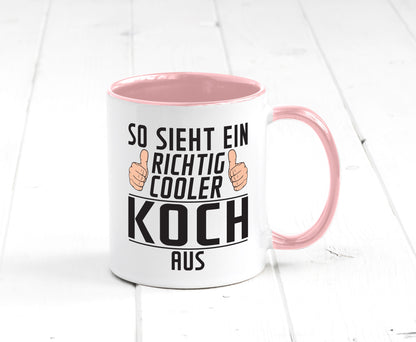 Richtig Cooler Koch | Chefkoch Humor Arbeit Kollegen Büro Geschenkidee Tasse