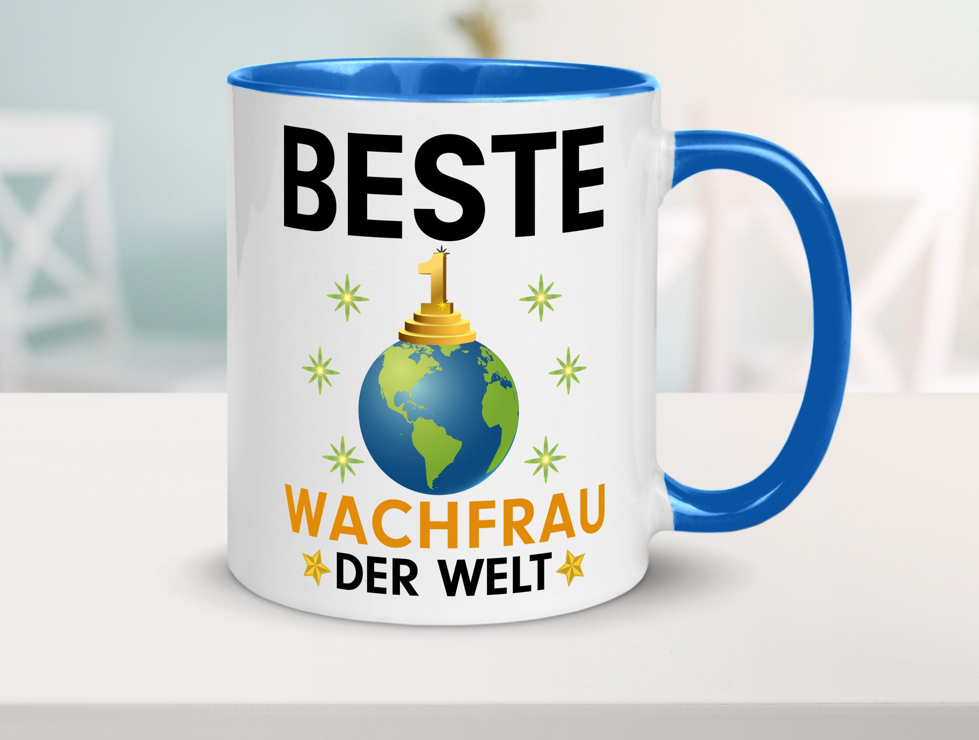 Welt Beste Wachfrau | Wachpersonal Nachtwächter Geschenk Humor Geschenkidee