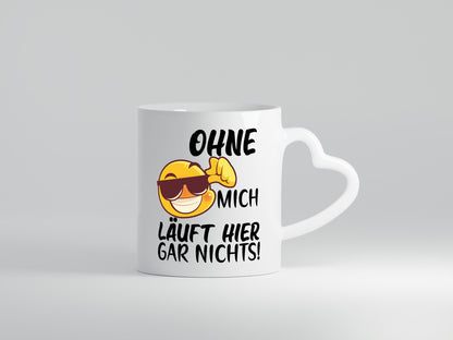 Ohne mich läuft hier nichts | Smiley Kollege Arbeit lustig Kollegen Büro
