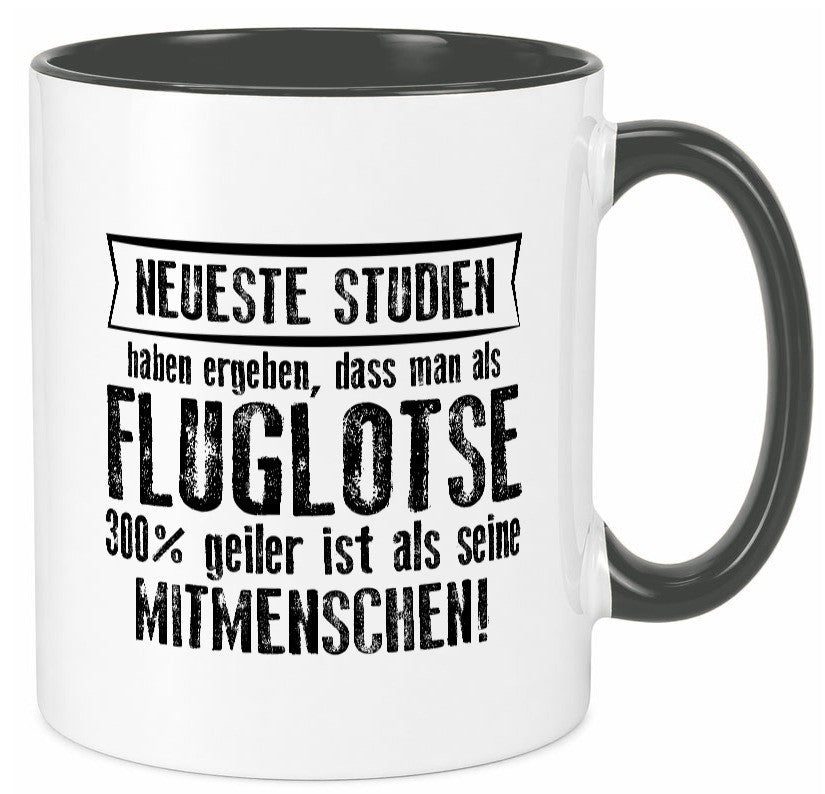 Neuste Studien: Fluglotse | Flugverkehr Flughafen Humor Geschenkidee Tasse