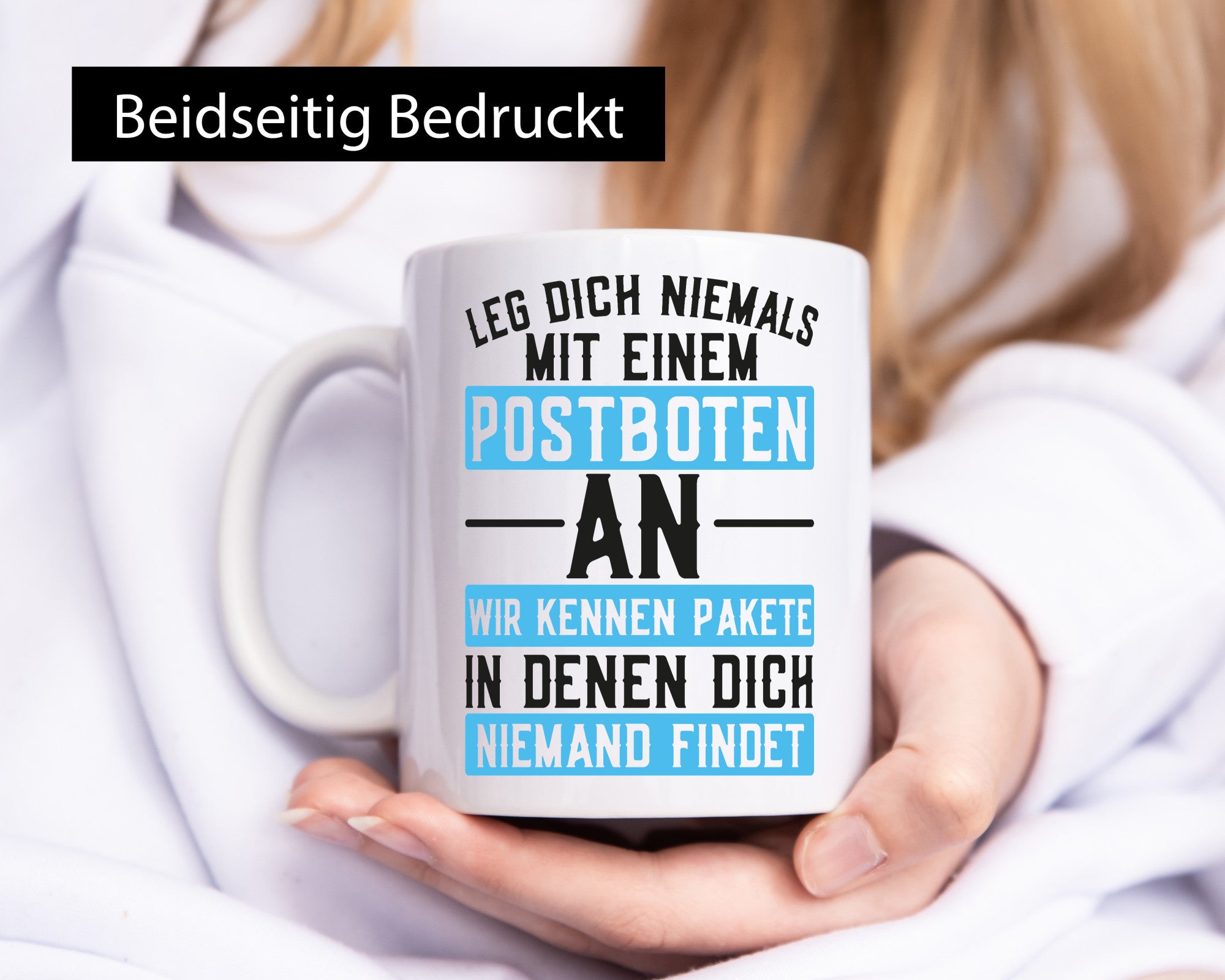 Leg dich nicht mit Postboten an | Paket Zusteller Kurier Geschenkidee Humor