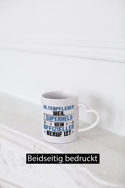 Superheld Altenpfleger | Pflegepersonal Altenheim lustig Humor Geschenkidee