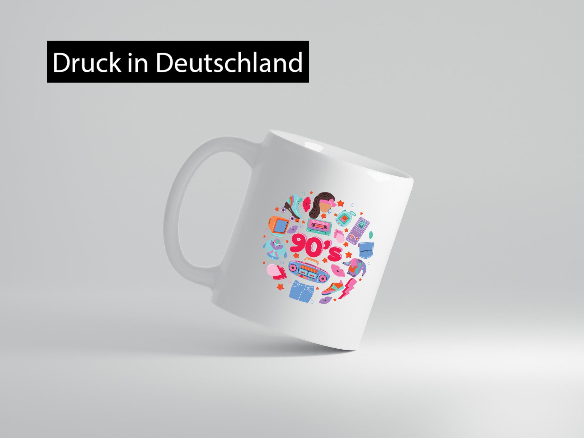 90er Jahre | Alte Zeit Nostalgie Humor Geschenkidee Tasse