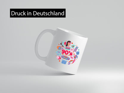 90er Jahre | Alte Zeit Nostalgie Humor Geschenkidee Tasse