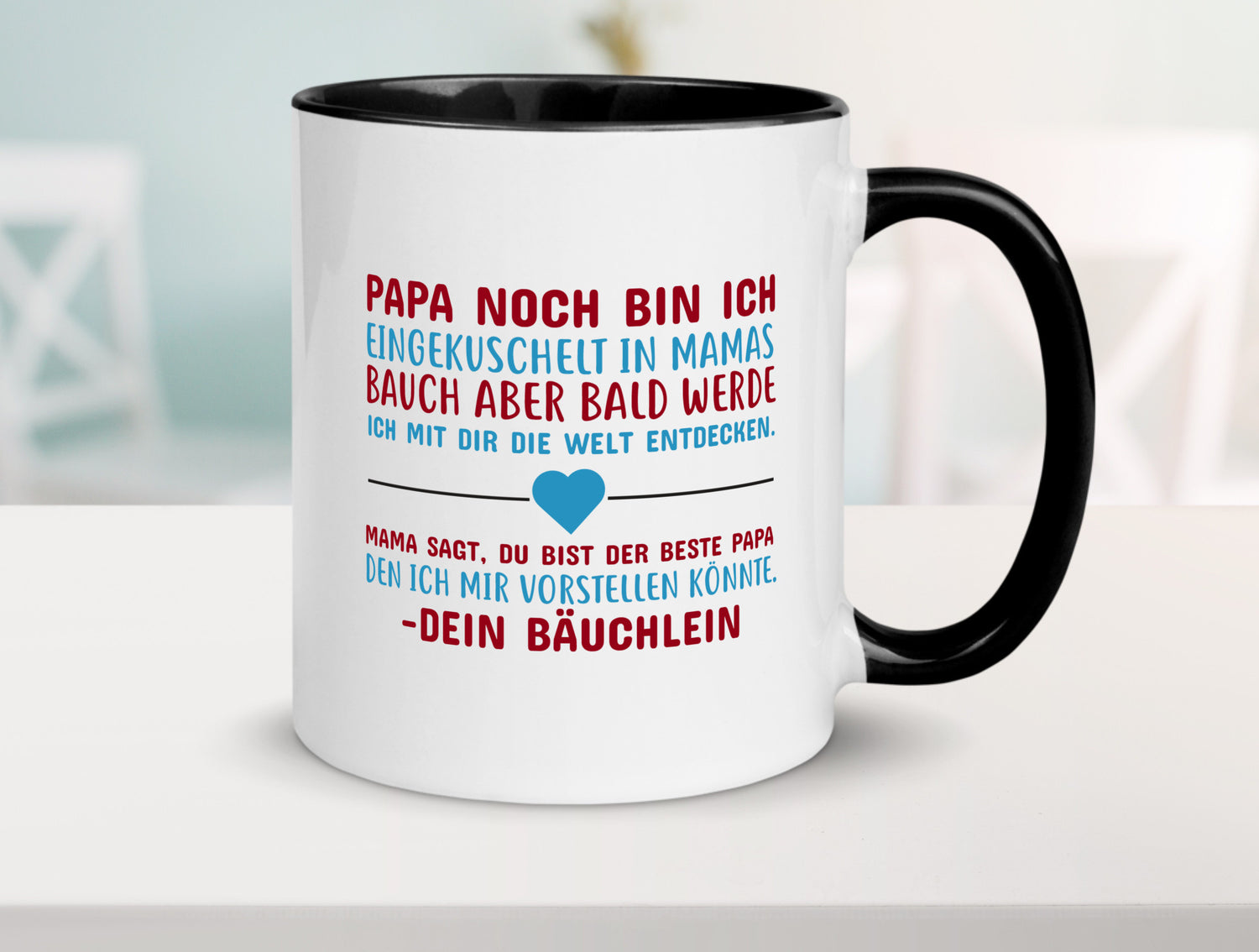 Schwangerschaft | Vaterschaft Tasse Papa Spruch Geschenk Familie Geschenkidee