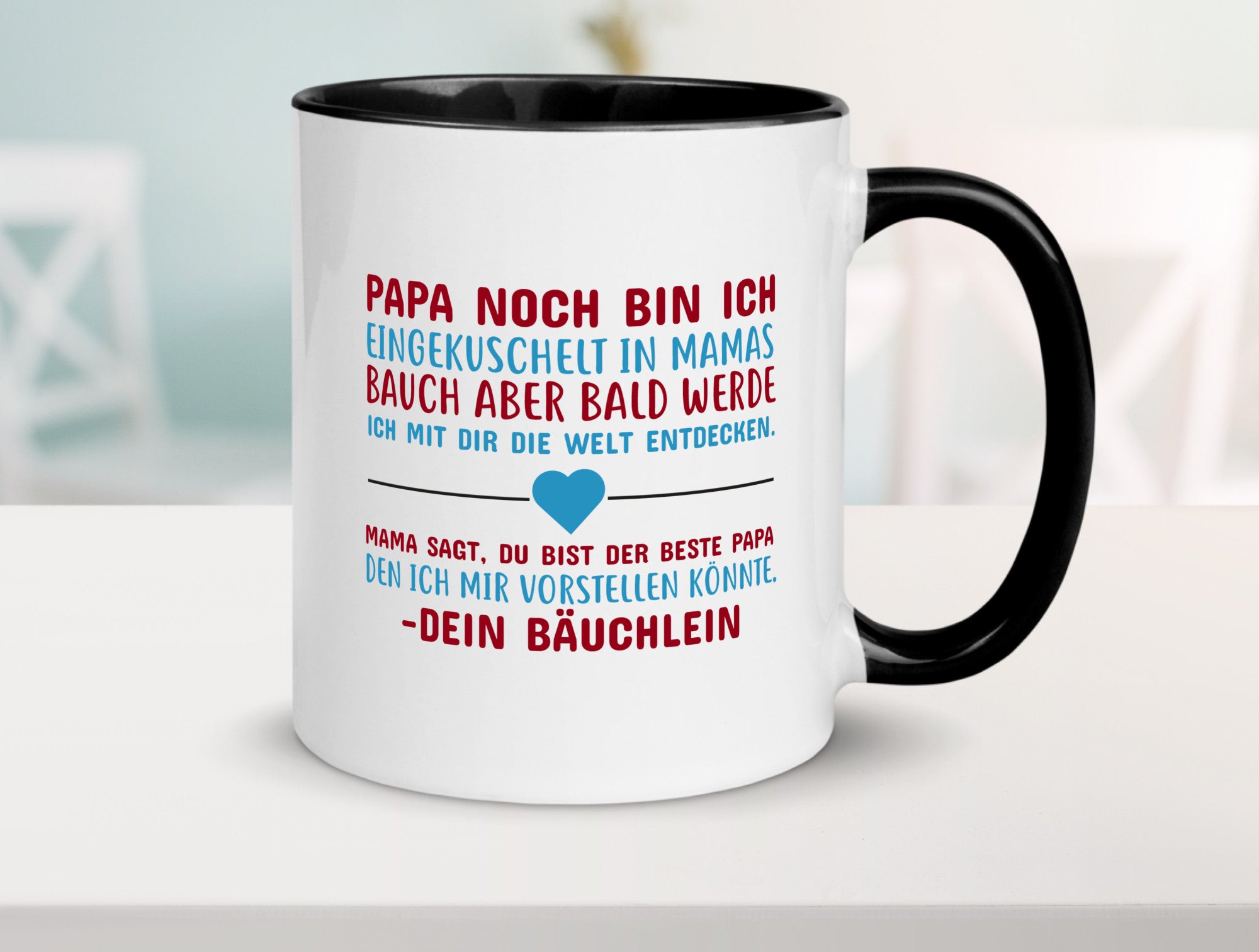Schwangerschaft | Vaterschaft Tasse Papa Spruch Geschenk Familie Geschenkidee