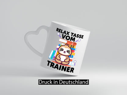 Relax-Tasse: Trainer | Verein Sport Geschenk Humor Geschenkidee lustiger Spruch