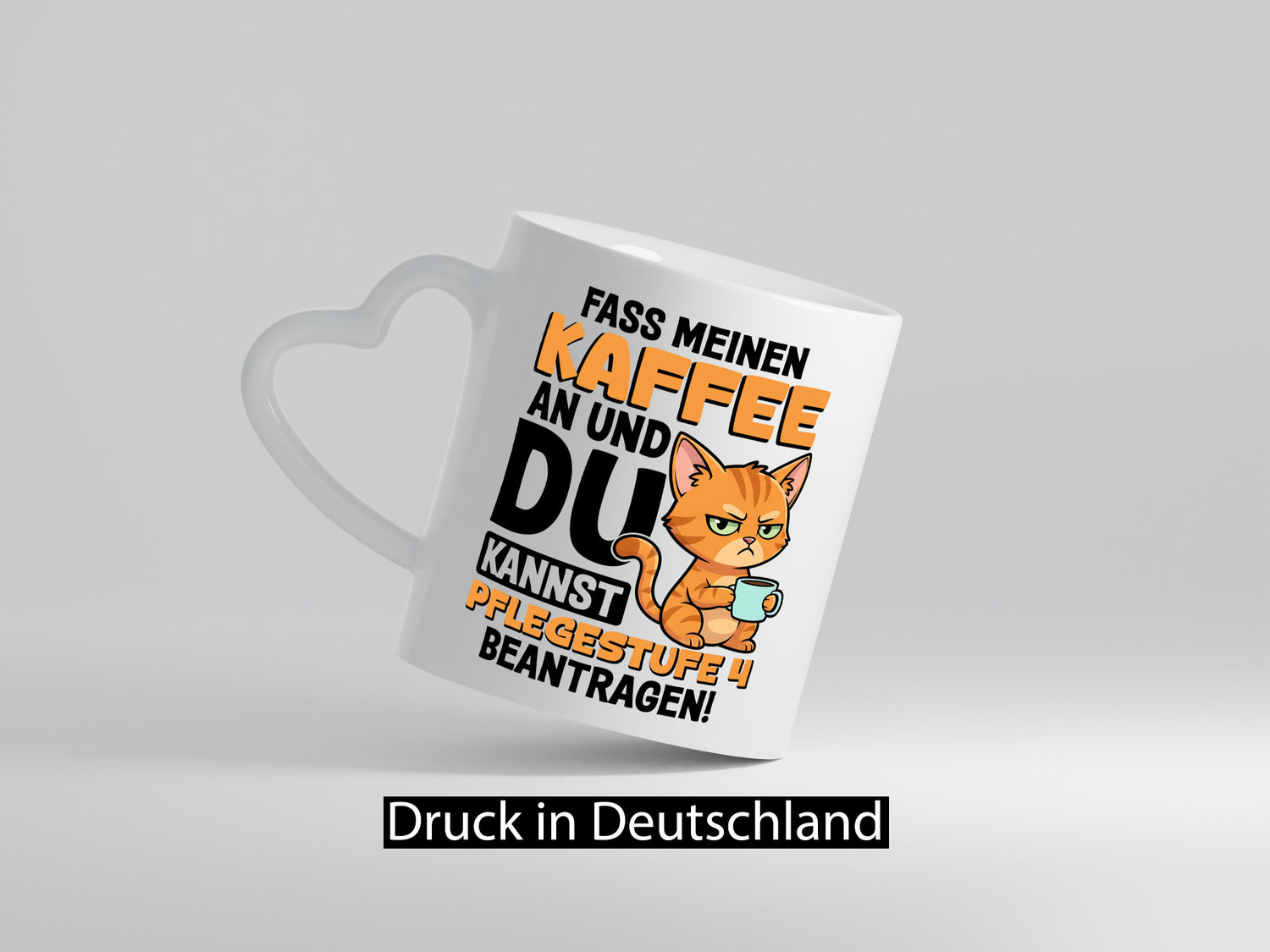 Fass meinen Kaffee an | Pflegestufe 4 Krankenschwester v2 Geschenkidee Humor
