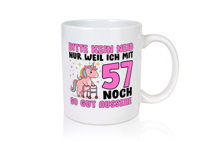 57. Geburtstag | 57 Jahre Mit noch so gut aussehen Humor Geschenkidee Tasse