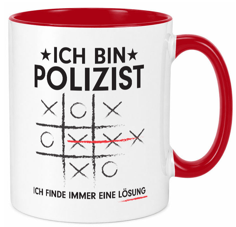 Löse Probleme: Polizist | Polizei Geschenk Humor Geschenkidee lustiger Spruch