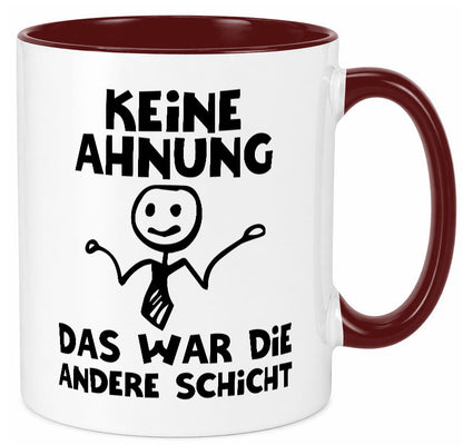 Das war die andere Schicht | Arbeit Mitarbeiter lustiger Spruch Geschenk